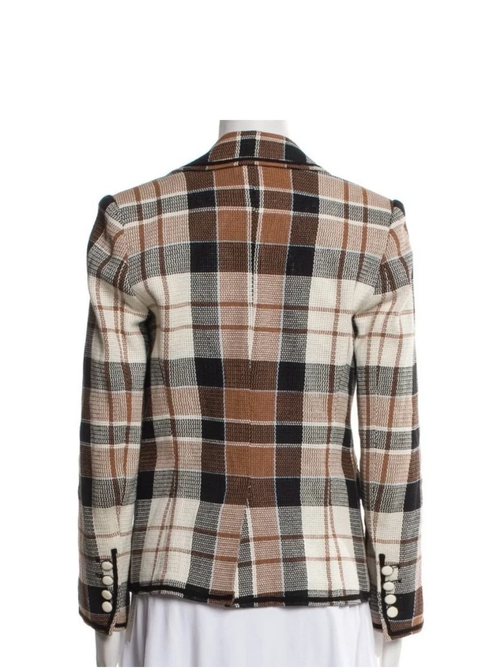 Veronica Beard Utah Dickey Blazer Plaid Jacket Size 0
